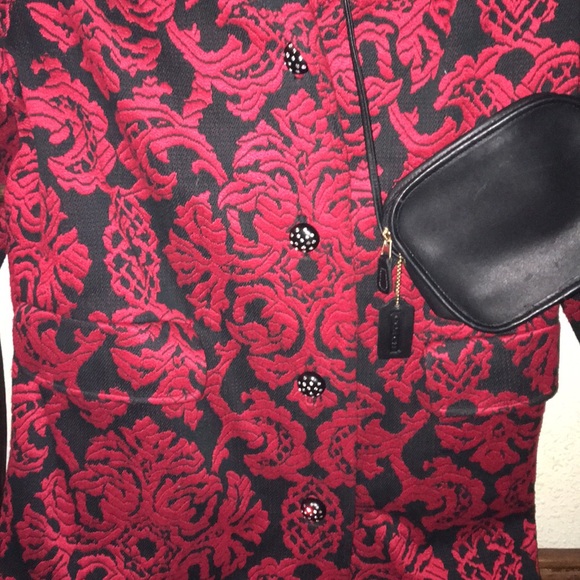 VINTAGE COAT BY BETTY ROSE Brocade Coat - Picture 3 of 5